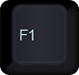 F1 key on keyboard