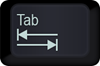 Tab key