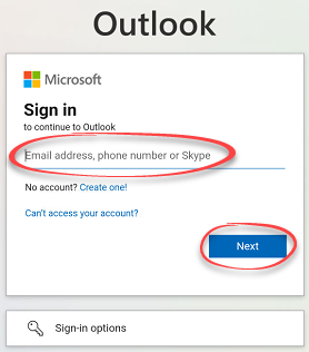 Prompt to enter your email address in outlook web access
