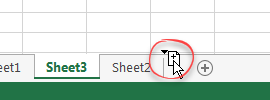 Cursor when copying worksheet