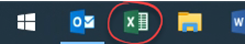 Excel program shortcut on desktop
