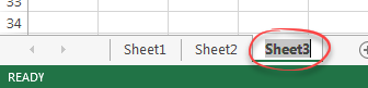 Rename worksheet tab