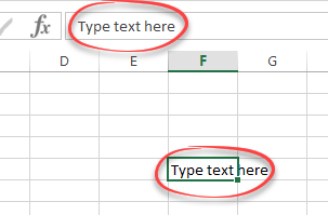 Edit data in cell