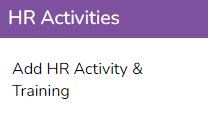 HR Activities