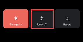 Power off icon