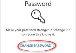 Change password option in Outlook Web Access