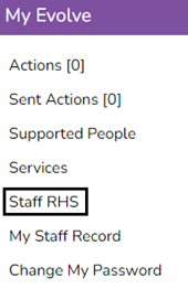 Staff RHS