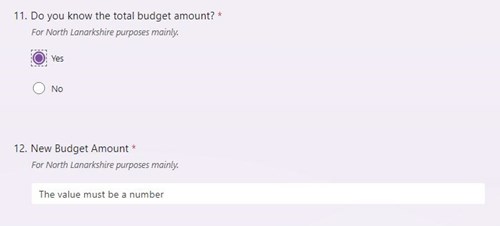 NL Budget Amount