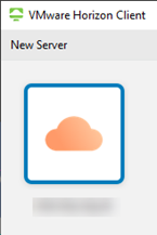 VDI Server in Horizon Client