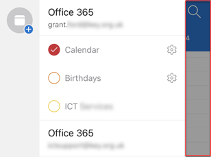 Outlook calendar - click outside the menu to close it