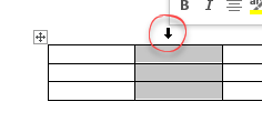 Select column cursor