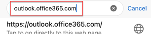 web address for outlook web app